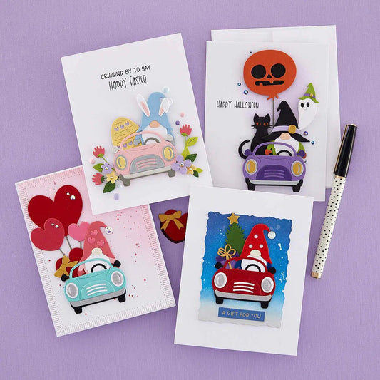 Spellbinders Etched Dies Gnome Drive I Want it All Bundle