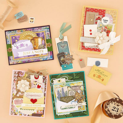Spellbinders Etched Dies Mini Envelopes 2 - 12 Thin Metal Dies