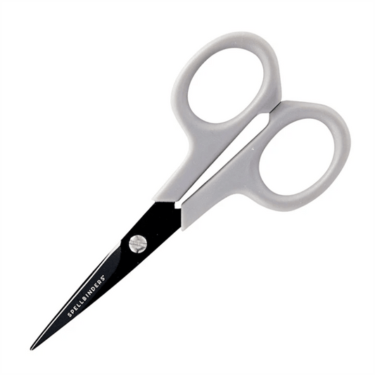 Spellbinders Fine Point Detail Scissors - Precision Non-Stick Craft Scissors for Fussy Cutting & Glimmer Foil - Home-Crafts