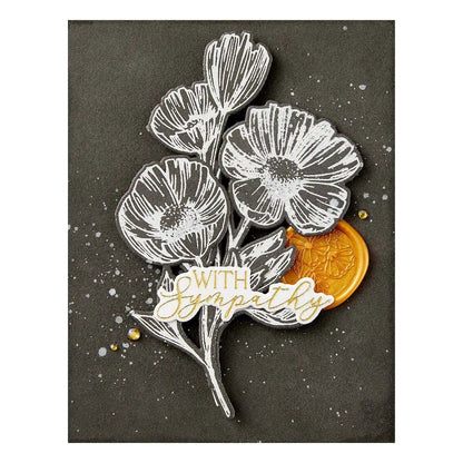 Spellbinders Flower Stems Press Plate & Die Set