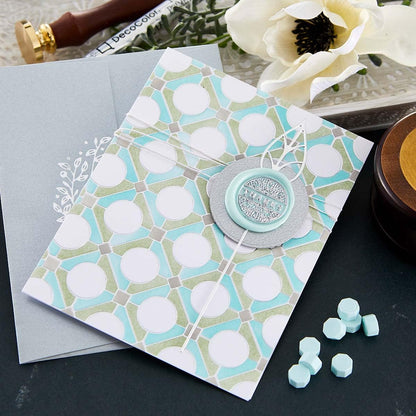 Spellbinders Geometric Optical Background Glimmer Hot Foil Plate