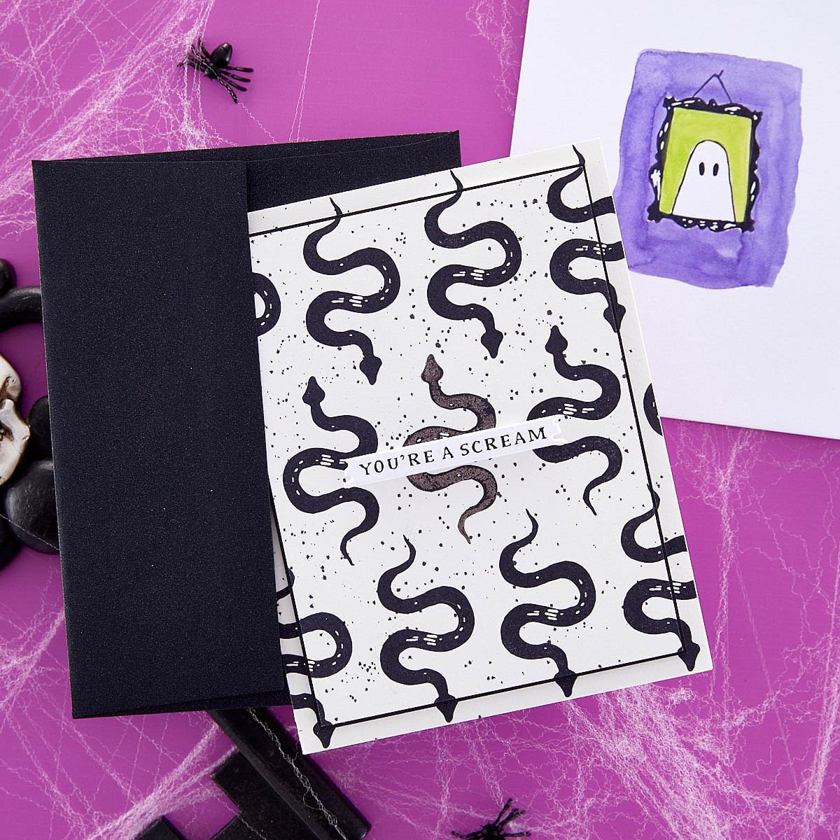 Spellbinders Halloween Icons Press Plate & Die Set -  11 Press Plates 1 Cutting Dies easy