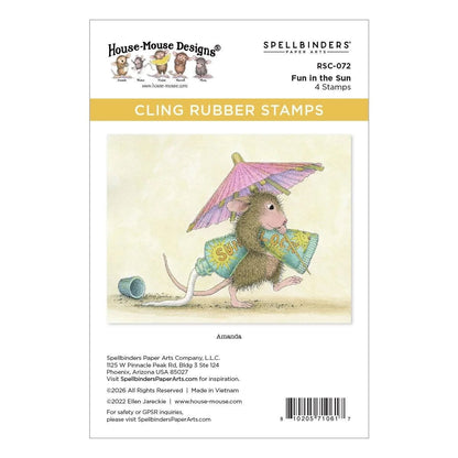 Spellbinders House-Mouse Sunflower Walk Bundle Stamps Friendship Celebration - Home-Crafts