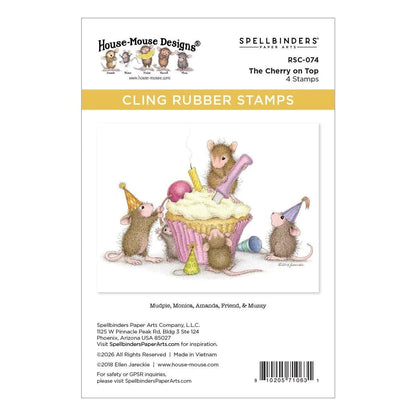 Spellbinders House-Mouse Sunflower Walk Bundle Stamps Friendship Celebration - Home-Crafts