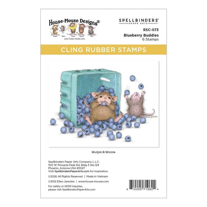 Spellbinders House-Mouse Sunflower Walk Bundle Stamps Friendship Celebration - Home-Crafts