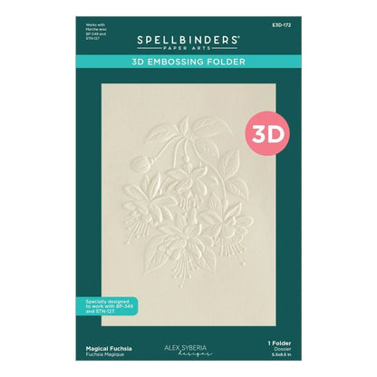 Spellbinders Magical Fuchsia Bundle Embossing Folder Press Die Stencil Set - Home-Crafts