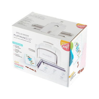 Spellbinders New Sleek Platinum SIX Die Cutting & Embossing Machine Universal Plate System