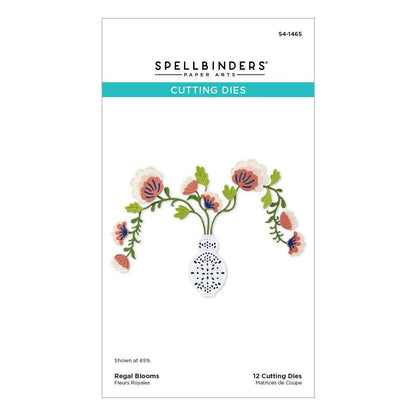 Spellbinders Regal Reflections Dies 3D Folder Stamp Bundle for Cards - Home-Crafts