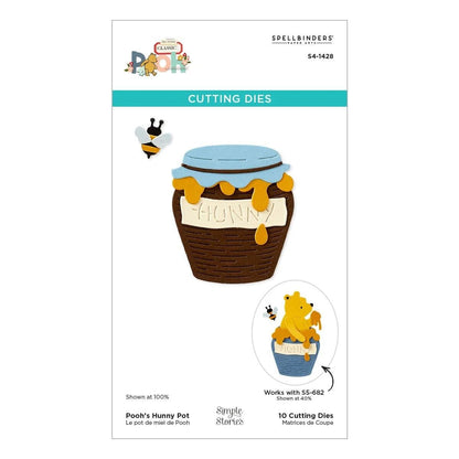 Spellbinders Say Cheese Classic Pooh Die Bundle Hunny Pot Piglet Tigger Eeyore - Home-Crafts