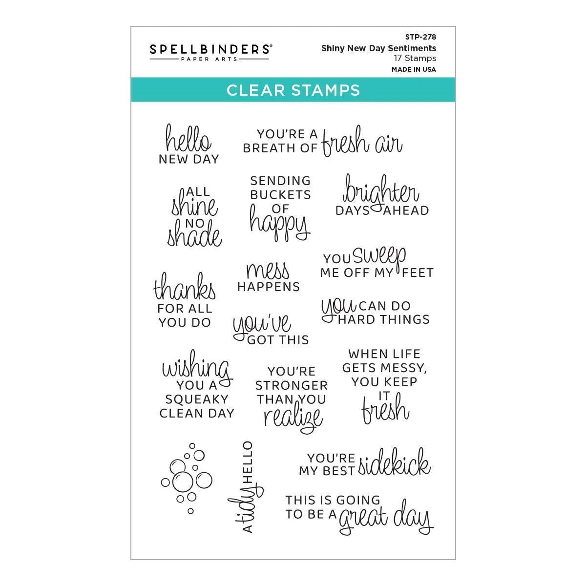 Spellbinders Shiny New Day Bundle Petal Fresh Dies Embossing Folder Stamps - Home-Crafts