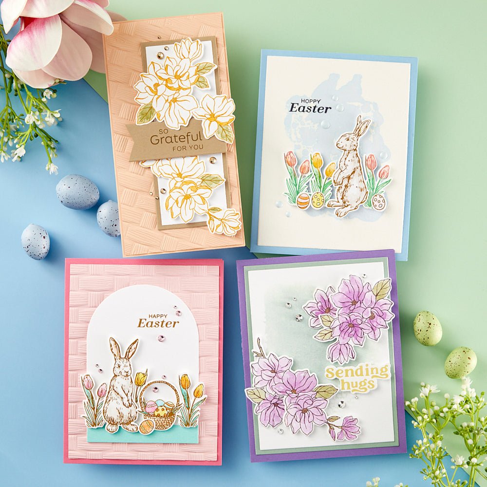 Spellbinders Spring Magnolias Press Plate & Die Set