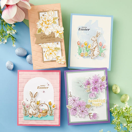 Spellbinders Spring Magnolias Press Plate & Die Set