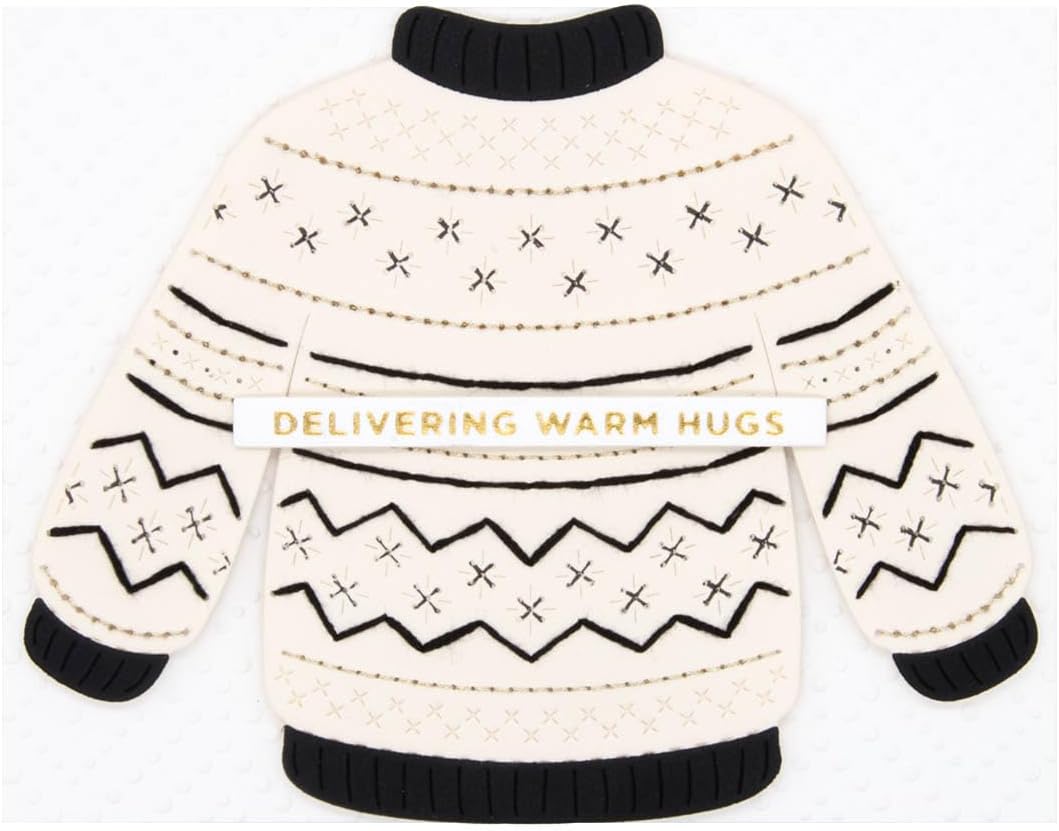 Spellbinders Stitched Christmas Sweater Etched Die Set