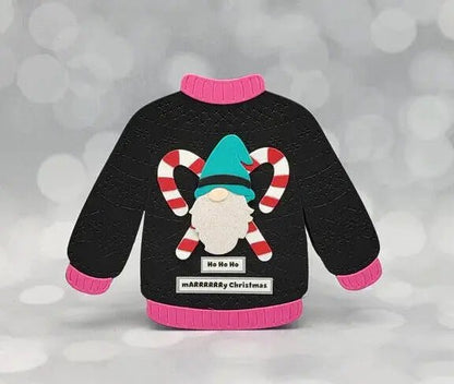 Spellbinders Stitched Christmas Sweater Etched Die Set