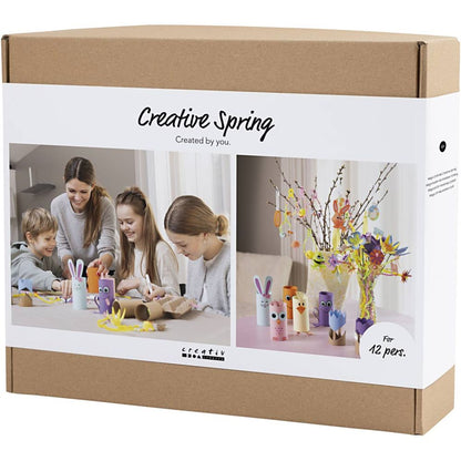Spring Group Craft Kit - Bulk Supplies for 10 - 12 People to Make Decorations & Flowers - Home - Crafts