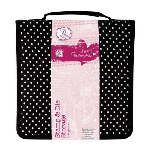 Stamp and Die Storage Folder with Clear Wallets for Craft Organising - Home-Crafts