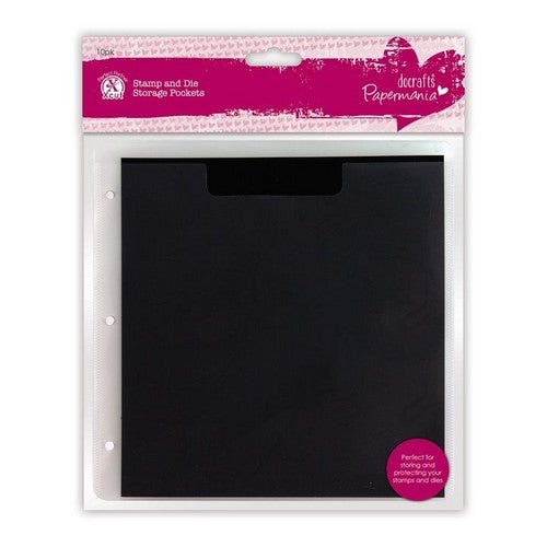 Stamp and Die Storage Pockets with Magnetic Shims 10 Pack for Crafting - Home-Crafts