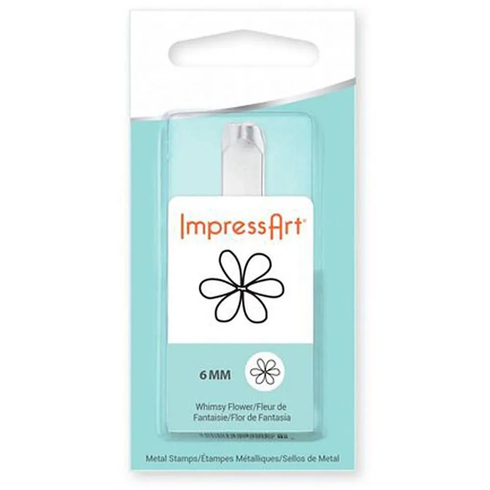Steel Flower Sign Shape Motif Embossing Stamp Jewellery Making Supplies