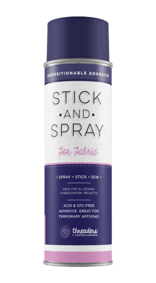 Stick and Spray Adhesive For Fabric - Dark Blue Can - Stationary Collage Bookbinding