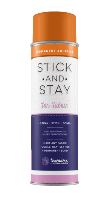 Stick and Stay Adhesive For Fabric - Orange Can - Stationary Collage Bookbinding