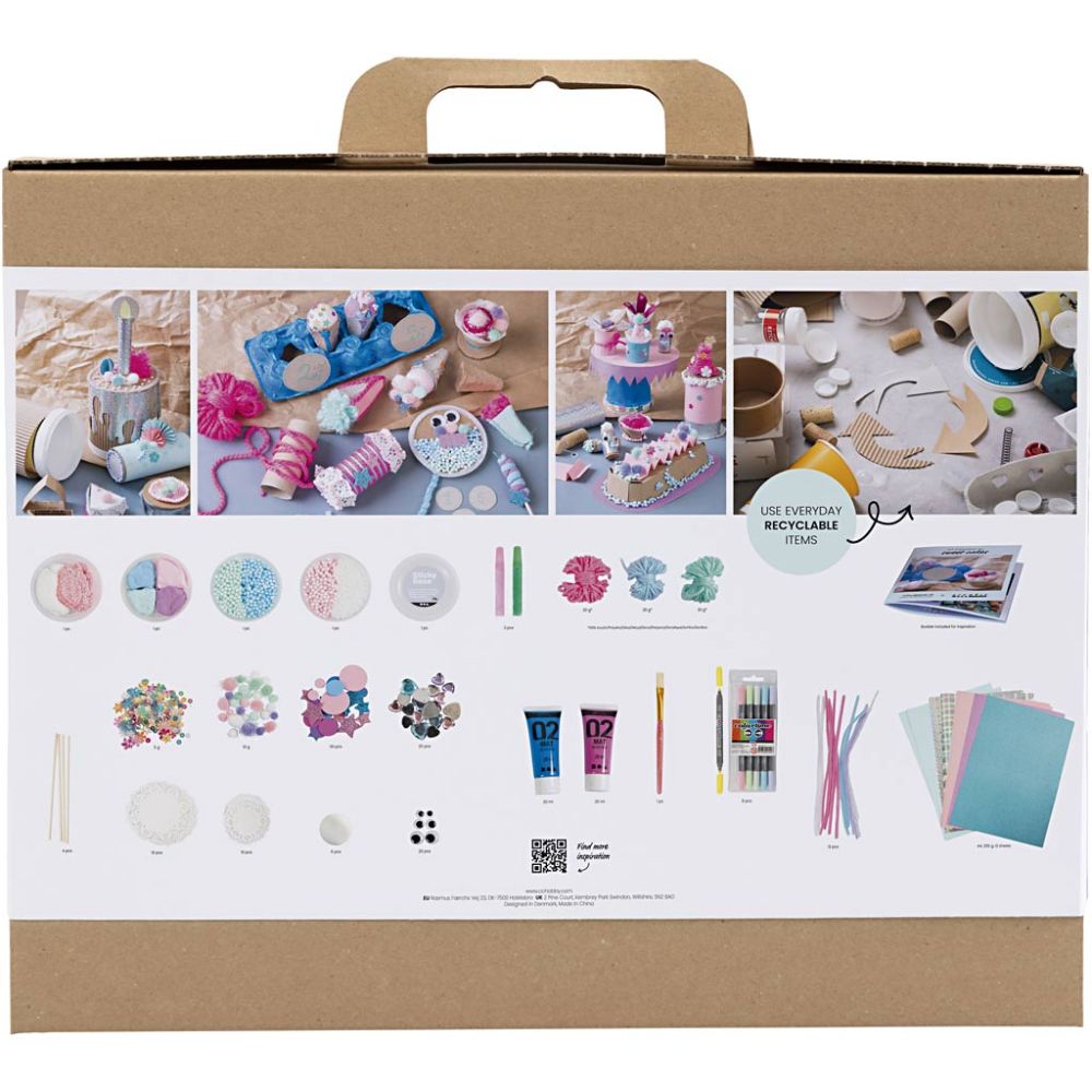 Sweet Cakes & Sweets Craft Mix - Bulk Creative Materials for Recycled Model Makin - Home - Crafts