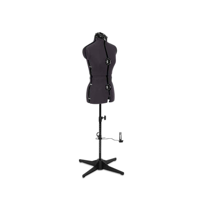 Tailormaid Medium Dress Form - Adjustable Mannequin with Grey Fabric & 4 - Foot Stand - Home - Crafts