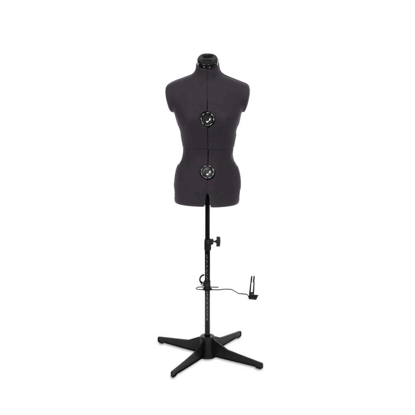 Tailormaid Medium Dress Form - Adjustable Mannequin with Grey Fabric & 4 - Foot Stand - Home - Crafts