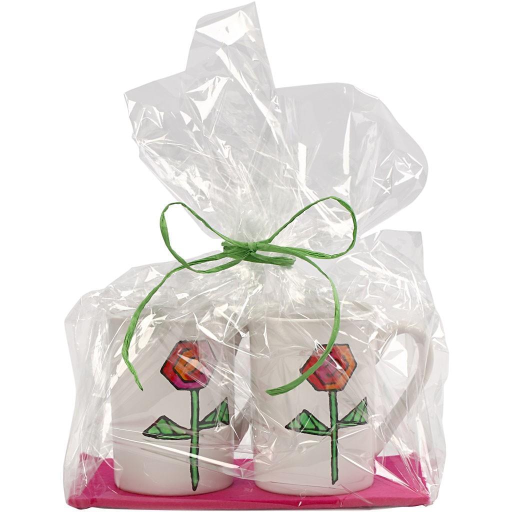 Transparent Cellophane Roll For Florist Uses Wrapping Gifts Bouquets Hampers 30m