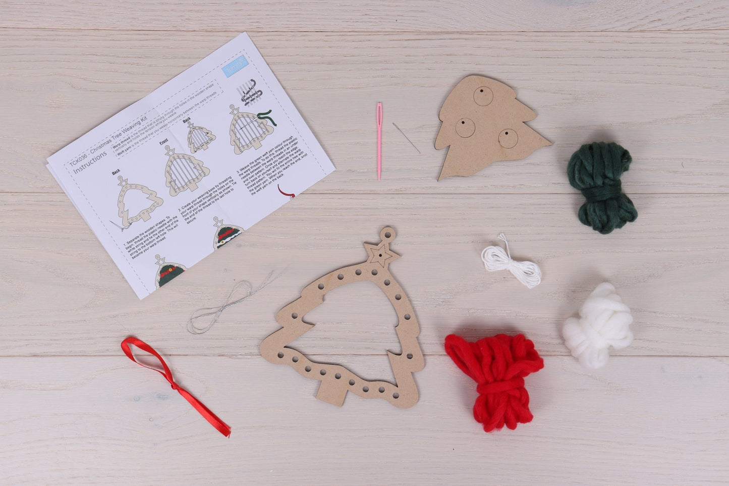 Tree Felting Crafting Kit Cute Decorations Toys Beginner Friendly