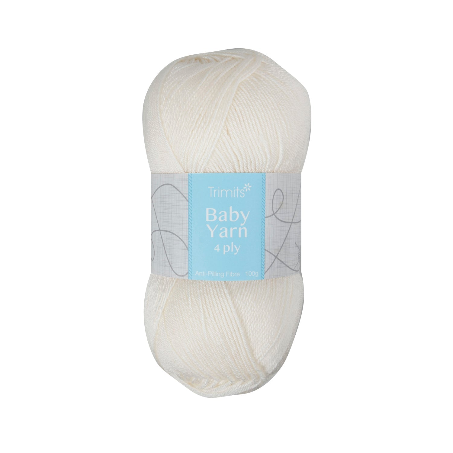 Trimits Baby Yarn Cream Soft Anti - Pilling 4 Ply - 400m Fine Acrylic Knitting - Home - Crafts