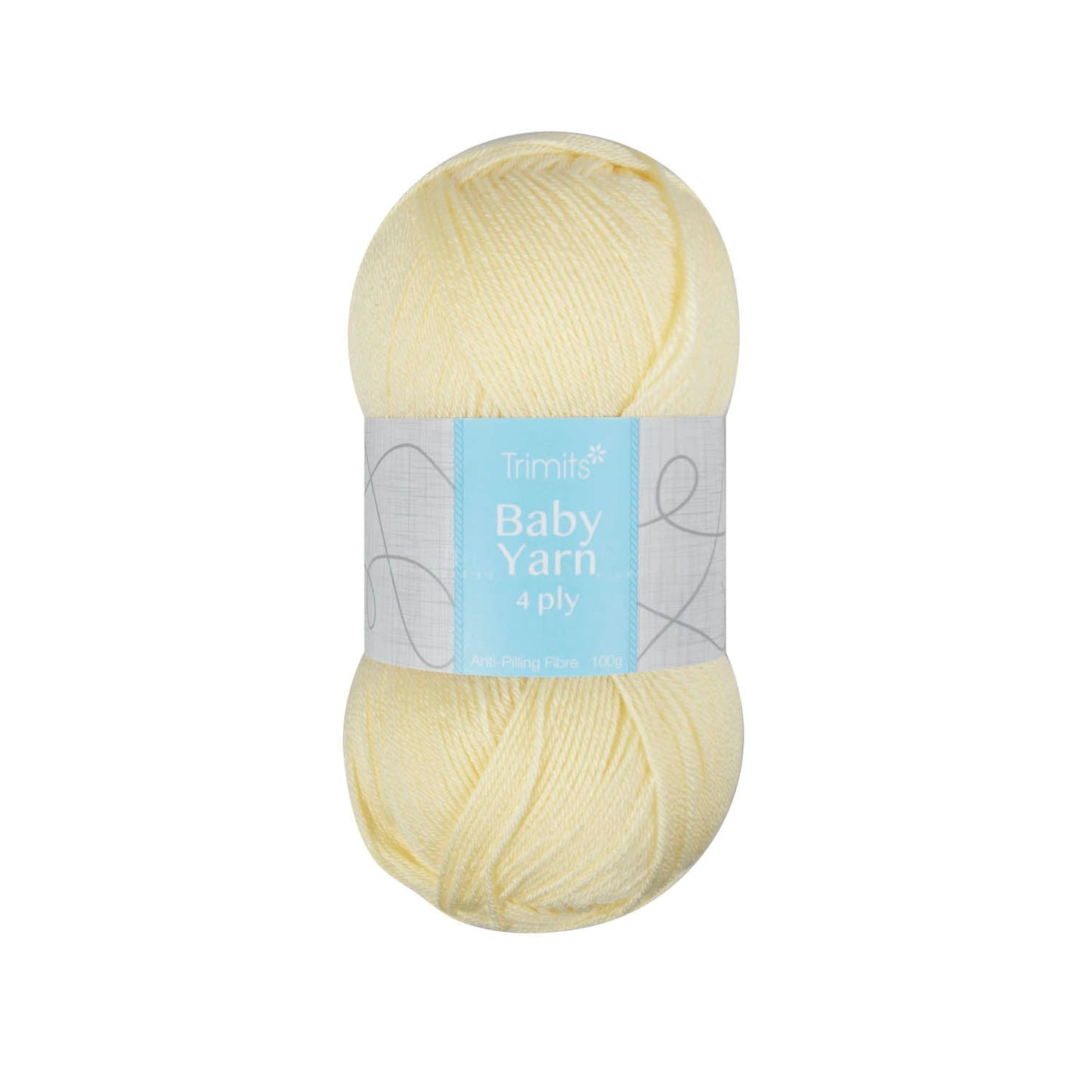 Trimits Baby Yarn Lemon Soft Anti - Pilling 4 Ply - 400m Fine Acrylic Knitting - Home - Crafts