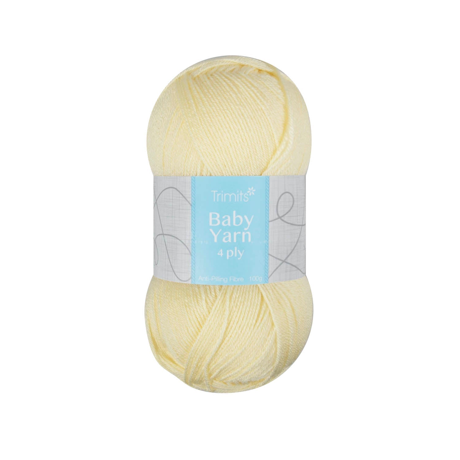 Trimits Baby Yarn Lemon Soft Anti - Pilling 4 Ply - 400m Fine Acrylic Knitting - Home - Crafts