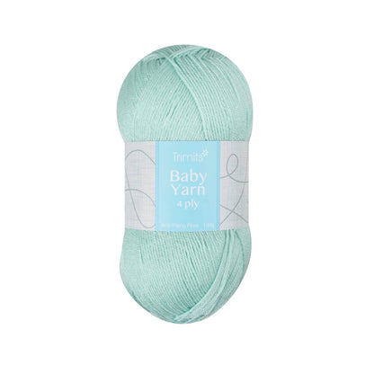 Trimits Baby Yarn Mint Soft Anti - Pilling 4 Ply - 400m Fine Acrylic Knitting - Home - Crafts