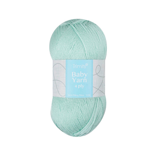 Trimits Baby Yarn Mint Soft Anti - Pilling 4 Ply - 400m Fine Acrylic Knitting - Home - Crafts
