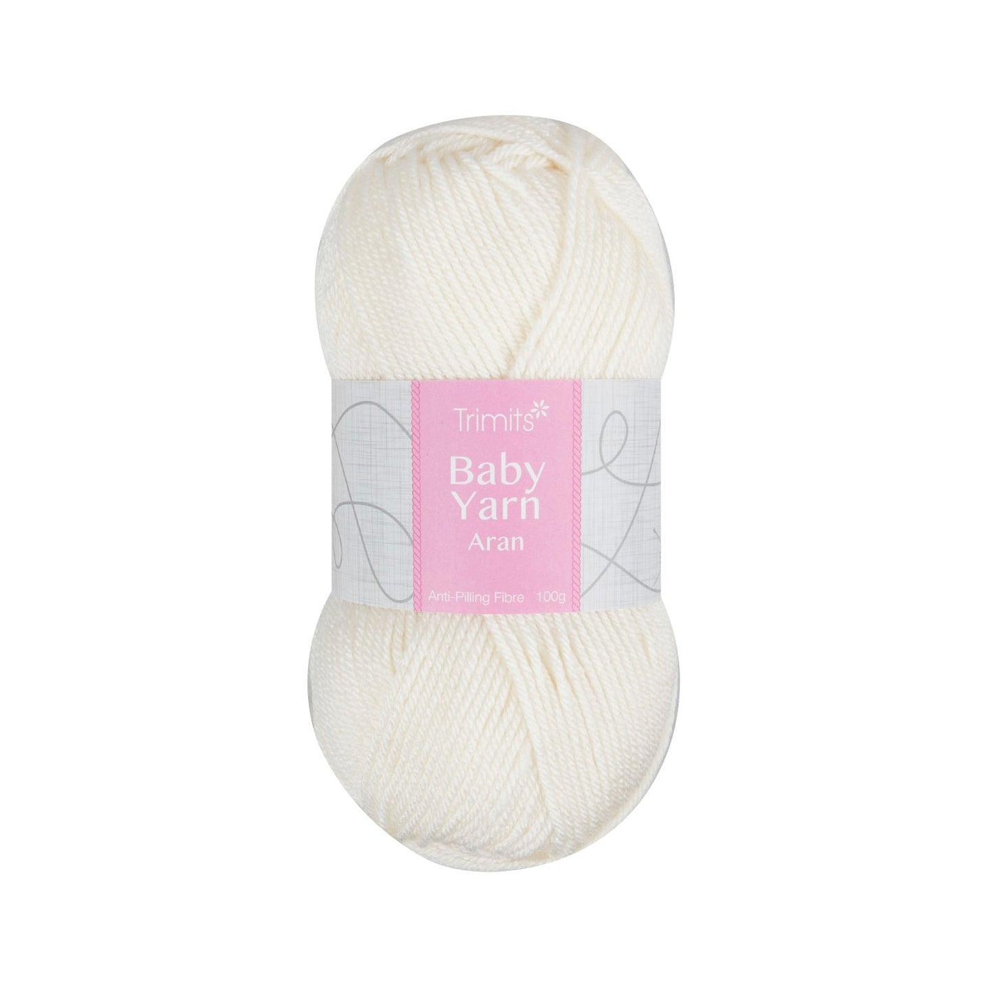 Trimits Cream Aran Baby Yarn - 165m Anti - Pilling Acrylic Yarn for Knitting & Crochet (6 - Pack) - Home - Crafts