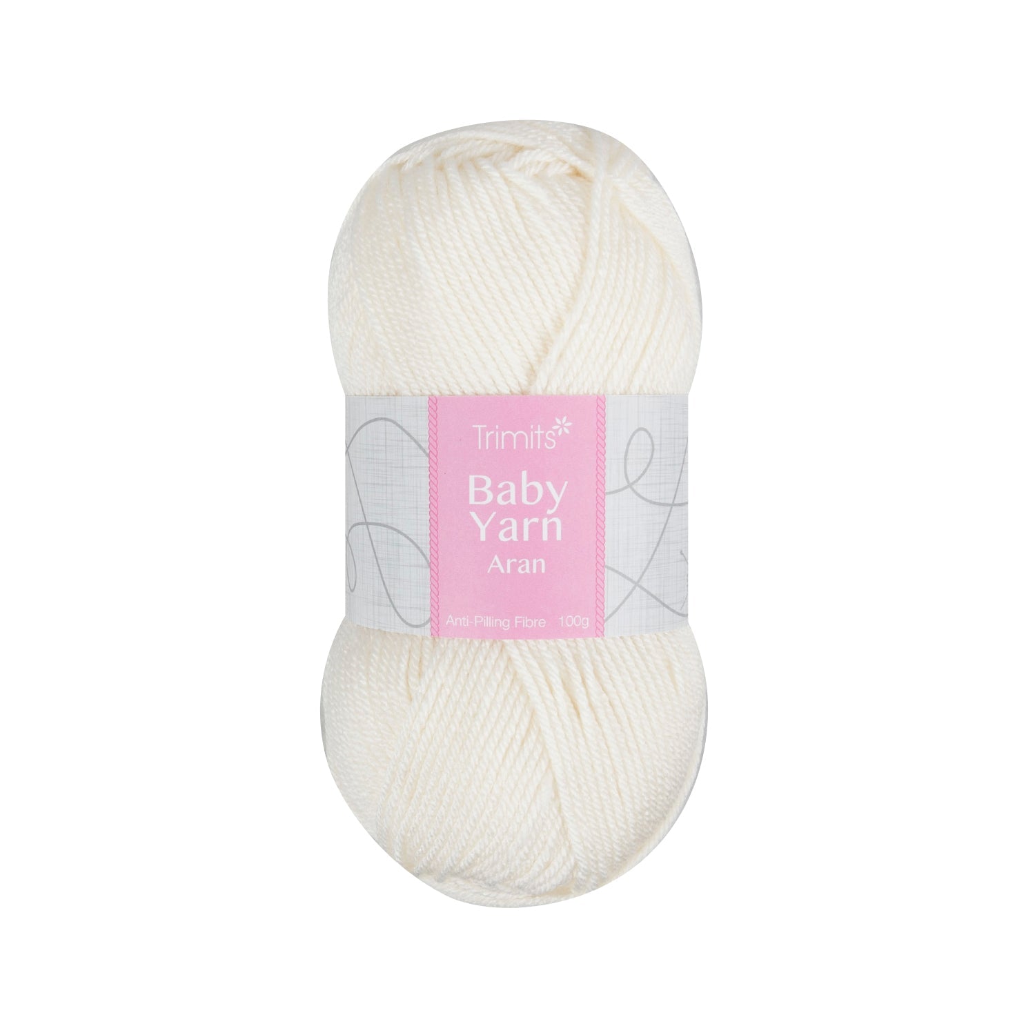 Trimits Cream Aran Baby Yarn - 165m Anti - Pilling Acrylic Yarn for Knitting & Crochet (6 - Pack) - Home - Crafts