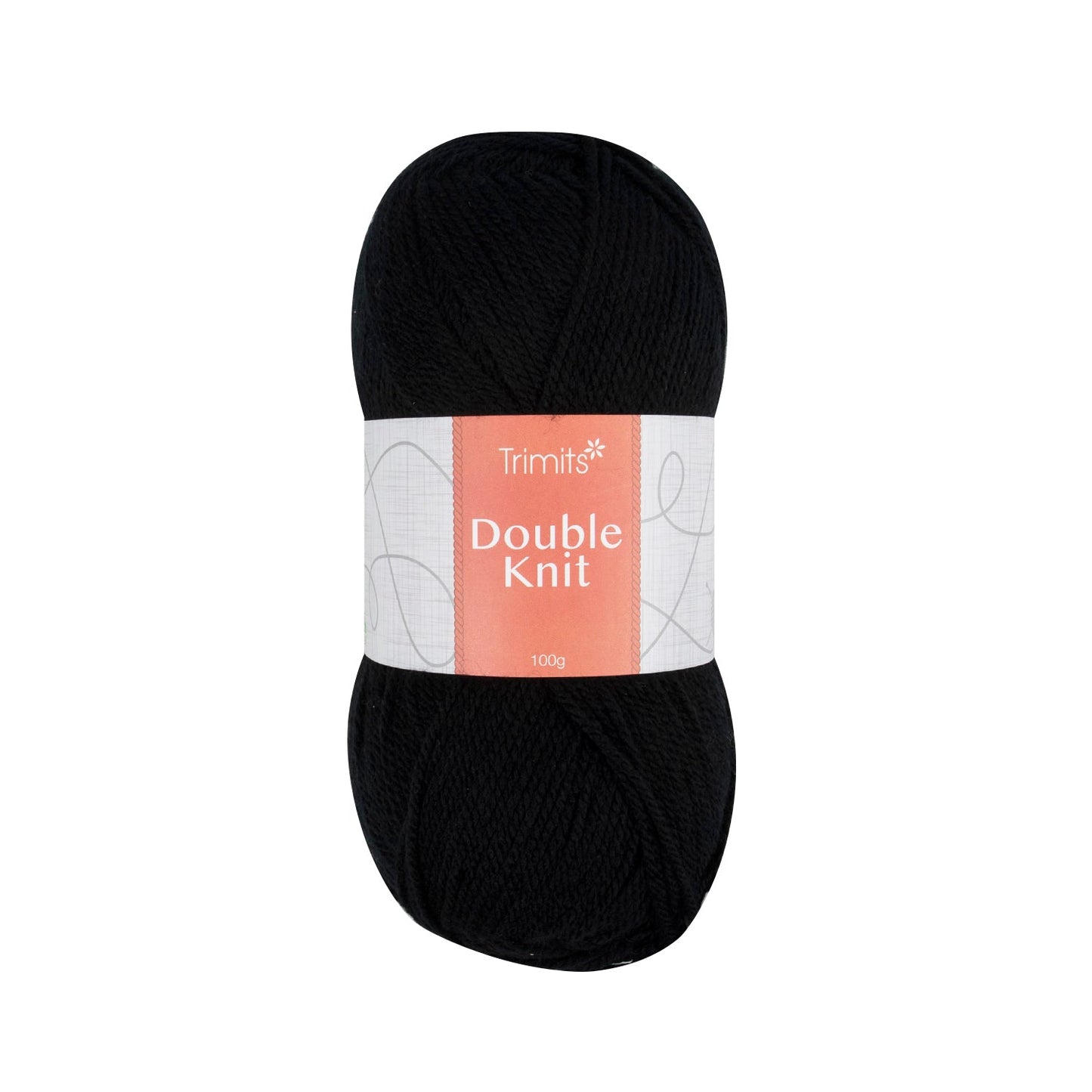 Trimits Double Knitting Black Value Acrylic Yarn - 280m Soft Mid - Weight Yarn for Knitting & Crochet (6 - Pack) - Home - Crafts