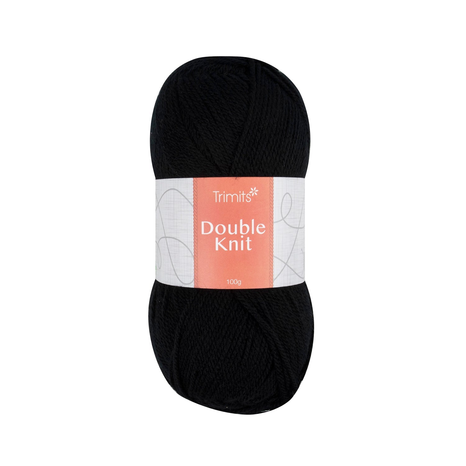 Trimits Double Knitting Black Value Acrylic Yarn - 280m Soft Mid - Weight Yarn for Knitting & Crochet (6 - Pack) - Home - Crafts