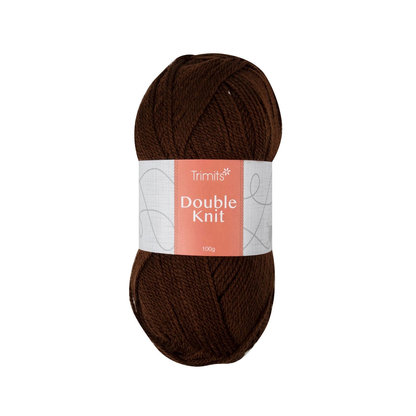Trimits Double Knitting Chocolate Acrylic Yarn - 280m Soft Mid - Weight Yarn for Knitting & Crochet (6 - Pack) - Home - Crafts