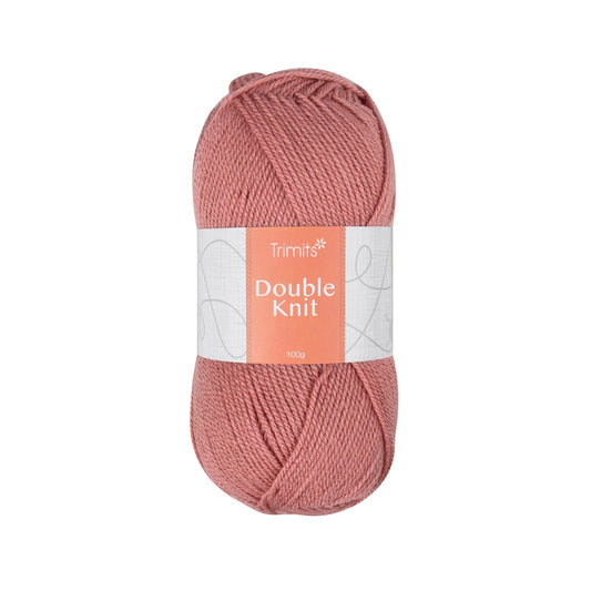Trimits Double Knitting Dusty Rose Value Acrylic Yarn - 280m Soft Mid - Weight Yarn for Knitting & Crochet (6 - Pack) - Home - Crafts