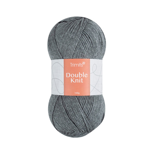 Trimits Double Knitting Grey Value Acrylic Yarn - 280m Soft Mid - Weight Yarn for Knitting & Crochet (6 - Pack) - Home - Crafts