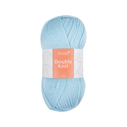 Trimits Double Knitting Light Blue Value Acrylic Yarn - 280m Soft Mid - Weight Yarn for Knitting & Crochet (6 - Pack) - Home - Crafts