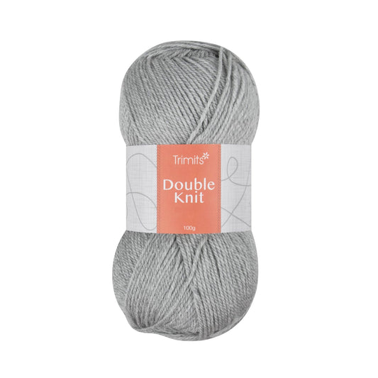 Trimits Double Knitting Light Grey Value Acrylic Yarn - 280m Soft Mid - Weight Yarn for Knitting & Crochet (6 - Pack) - Home - Crafts