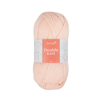 Trimits Double Knitting Light Pink Value Acrylic Yarn - 280m Soft Mid - Weight Yarn for Knitting & Crochet (6 - Pack) - Home - Crafts
