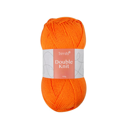 Trimits Double Knitting Orange Value Acrylic Yarn - 280m Soft Mid - Weight Yarn for Knitting & Crochet (6 - Pack) - Home - Crafts