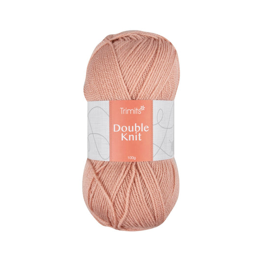 Trimits Double Knitting Petal Peach Value Acrylic Yarn - 280m Soft Mid - Weight Yarn for Knitting & Crochet (6 - Pack) - Home - Crafts