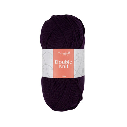 Trimits Double Knitting Purple Value Acrylic Yarn - 280m Soft Mid - Weight Yarn for Knitting & Crochet (6 - Pack) - Home - Crafts