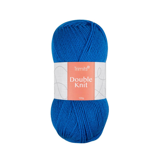Trimits Double Knitting Royal Blue Value Acrylic Yarn - 280m Soft Mid - Weight Yarn for Knitting & Crochet (6 - Pack) - Home - Crafts