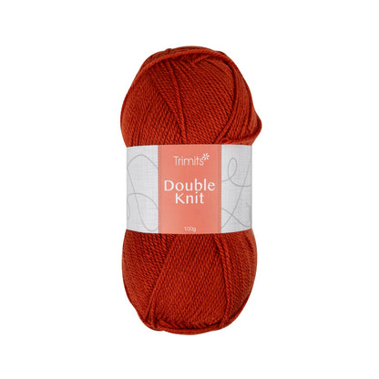 Trimits Double Knitting Rust Value Acrylic Yarn - 280m Soft Mid - Weight Yarn for Knitting & Crochet (6 - Pack) - Home - Crafts