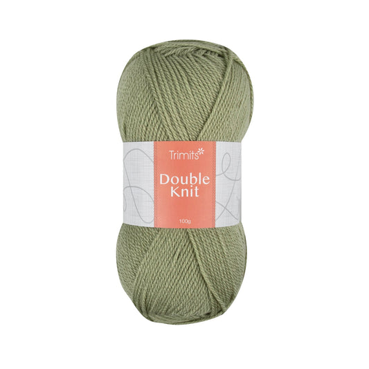 Trimits Double Knitting Sage Green Value Acrylic Yarn - 280m Soft Mid - Weight Yarn for Knitting & Crochet (6 - Pack) - Home - Crafts